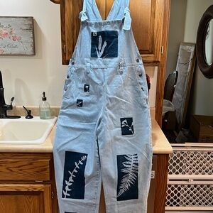 Lucy & Yak Women’s Original Dungaree Organic Cotton Denim Bib Overall, NWT!!